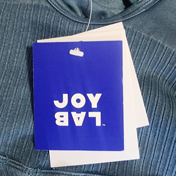 NWT JOY LAB Solid All Blue One Piece Bodysuit Activewear Womens Size XS - Picture 4 of 6